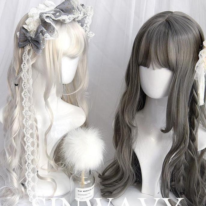 Bagus- Wig Wanita Manis / Rambut Palsu Wanita Cantik / Rambut Palsu Wig Wanita Kekinian / Wig Gadis 