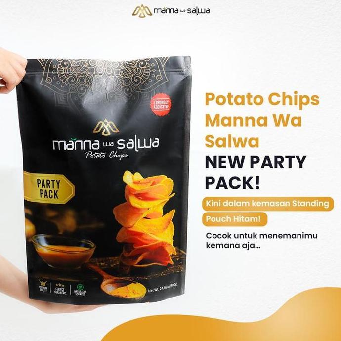 keripik kentang manna wa salwa | potato chips | refill 700gr