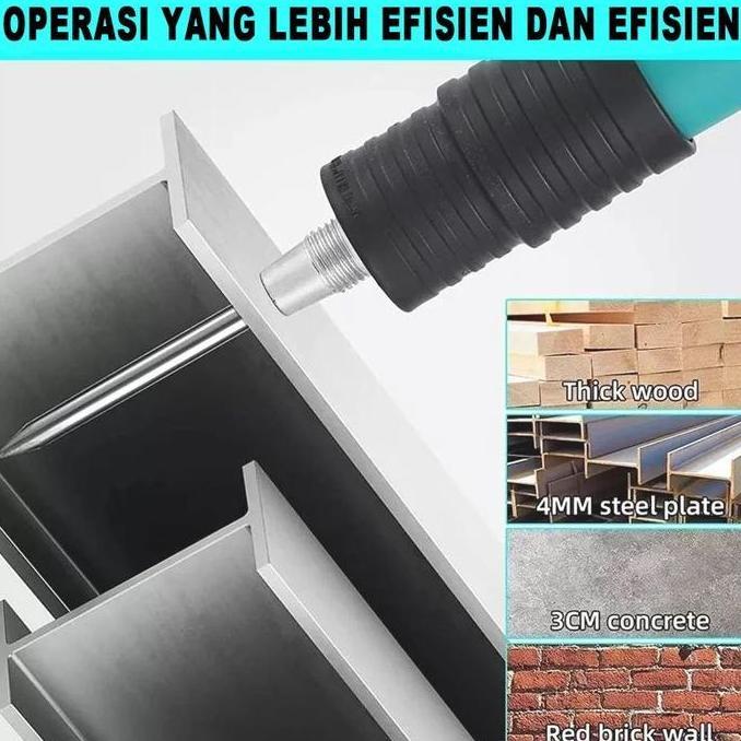 Waare- Free 150 NailsNail Gun Fastening Gun Ramset Gun Alat Paku Tembak Paku Tembok Beton Paku Lurus