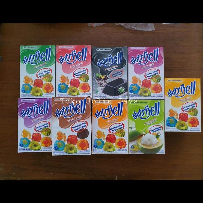 1 KOTAK (ISI 12) NUTRIJELL JELLY POWDER / BUBUK JELLY NUTRIJELL KODE 907