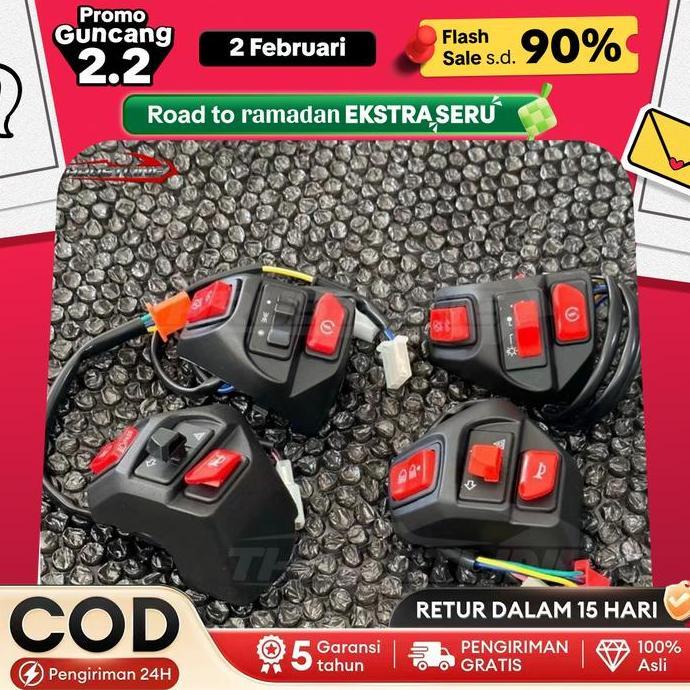 Promo THRUSTLINESET SAKLAR VIETNAM KIRI KANAN PLUS HAZARD MIO SOUL GT MIO SPORTY MIO J MIO M3 MX XEO