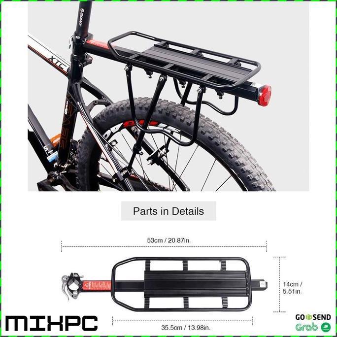 BONCENGAN SEPEDA BELAKANG MTB SPEDA LIPAT POLYGON ALLOY