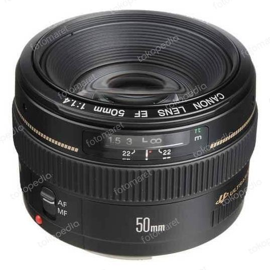 LENSA CANON EF 50MM F1.4 USM ULTRASONIC / CANON EF 50MM F1.4 USM / CANON 50 F1.4