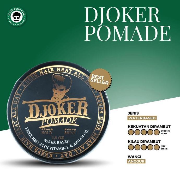 Djoker Pomade Water Based Aroma Wangi Anggur