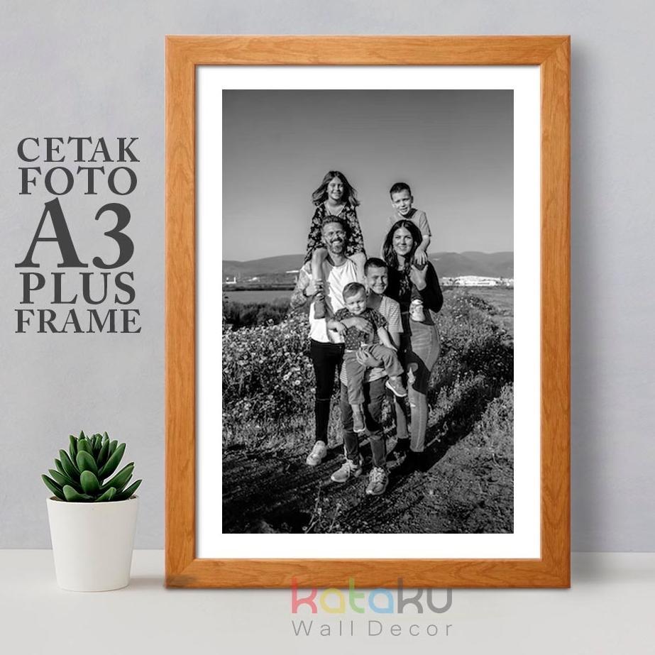 TERBARU 2026 Paket Cetak Foto 12R Bingkai Photo Frame A3 Pigura Foto 30x42 cm