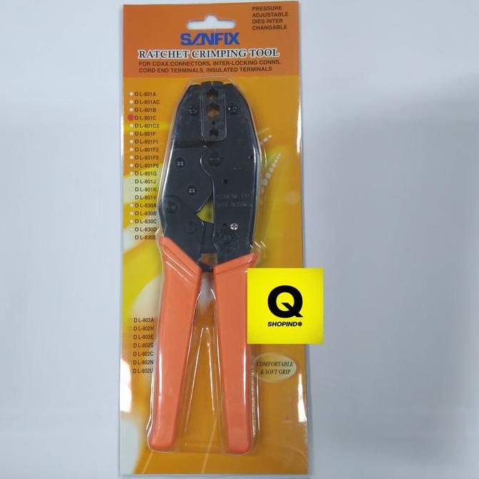 BEBAS ONGKIR - SANFIX DL-801C DL801C DL 801C Tang Crimping