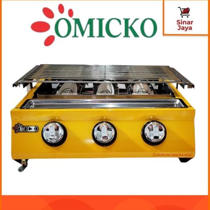 ZIFARAH1 - OMICKO KOMPOR SOSIS BAKAR / KOMPOR PANGGANG 2, 3, 4 TUNGKU