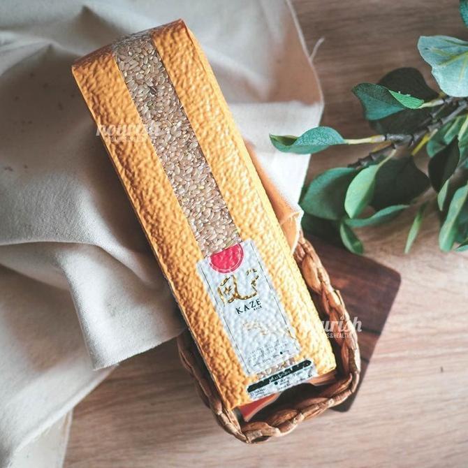 Kaze Organic Japonica Brown Rice Zero Sugar (Beras Jepang) 1Kg