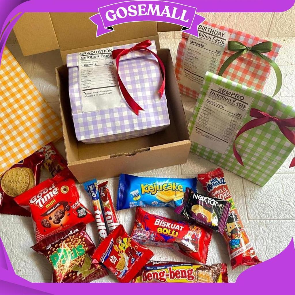 Hampers Snack Box Sempro Hadiah Wisuda Kado Ulang Tahun Cewek S Cod
