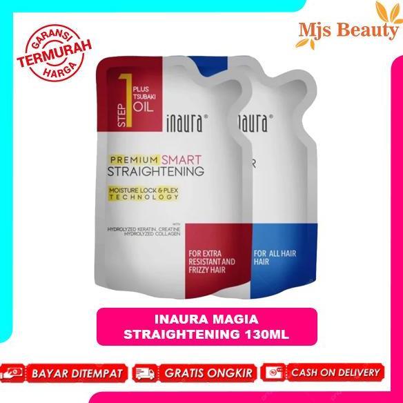 KIKI_GROSIR - 1SET/1PASANG INAURA PELURUS RAMBUT MAGIC STRAIGHT SMOOTHING KERATIN SISTEM ( SASET 13 