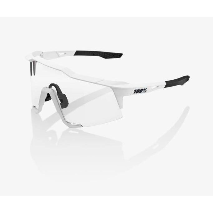 Sunglasses 100% Speedcraft Off White, Hiper Red Mirror Lens