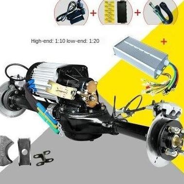 Motor Listrik Gardan 3000W BLDC 3KW 60V Kit Konversi Mobil Listrik