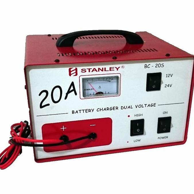 HARGA DISC - battery charger 20 amp stanley