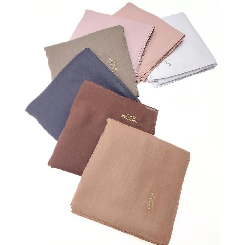 Bnr Hijab Voal Polos Hint Ipek Premium Basic Scarf - Segi Empat 140X140