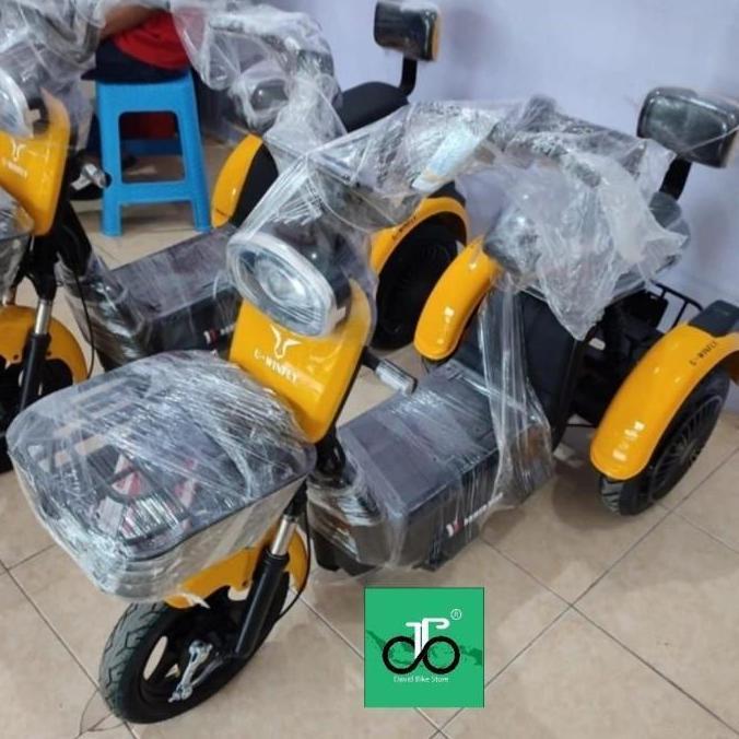 (DISKON) Sepeda Listrik (roda 3) Uwinfly Romeo + (Generasi TERBARU)