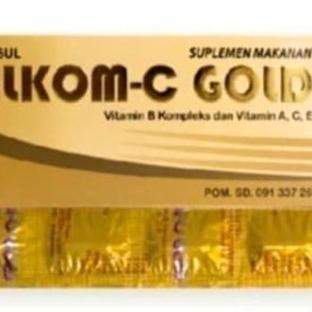 Box Selkom Selcom C Gold, Suplemen, Multivitamin, B Kompleks, Vitamin A,  Vitamin C, Vitamin E
