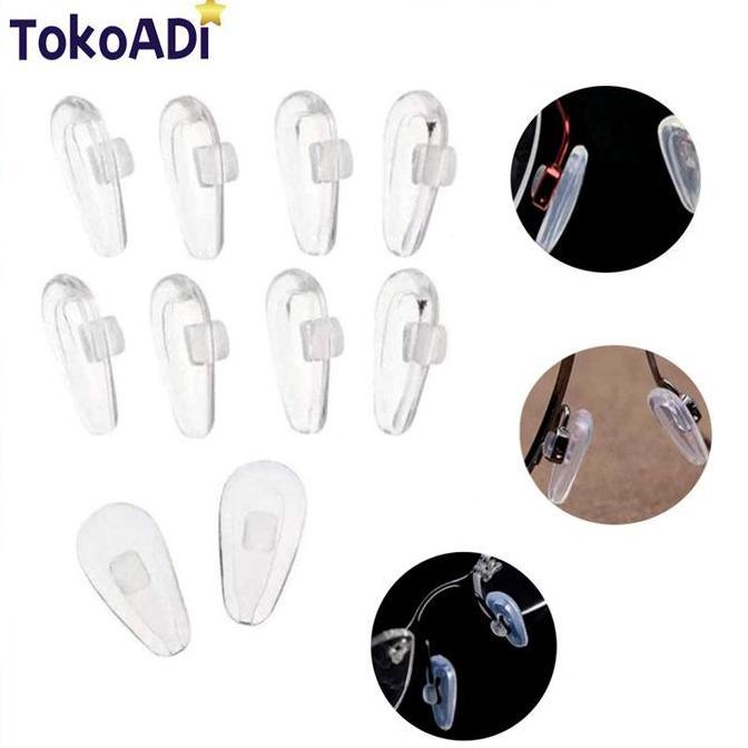 IDSTORE Set Nose Pad Kacamata/Nose Pad Kacamata Anti Melorot/Glasses Nose Pad untuk Reparasi Kacamat