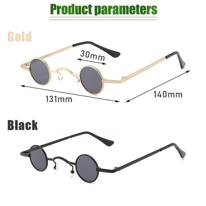 RUMBLY Kacamata boboho Hitam Bulat / Kacamata Wanita Bulat Kecil Fashion Korean Style Kaca Mata Simp