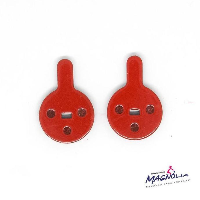 Murah Kampas Rem Cakram Sepeda Bulat MTB Gunung Roadbike Disc Brake Pad Non COD