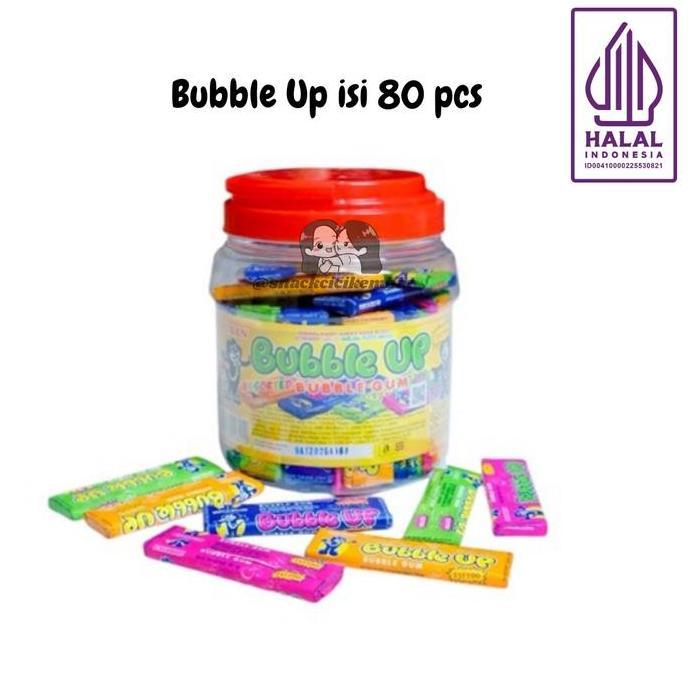 PUSAN BUBBLE UP PERMEN KARET ISI 80pcs Terlaris