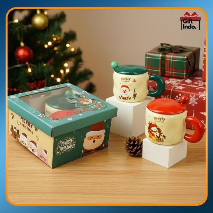 raruru436 - christmas gift mug / ramadan gift / gelas keramik / mug ceramic / coffee cup / hampers n
