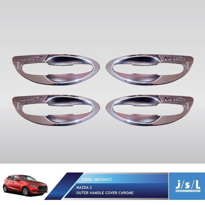 Mazda 2 Outer Handle Handle Cover Chrome Jsl Cover Pegangan Pintu Best Seller