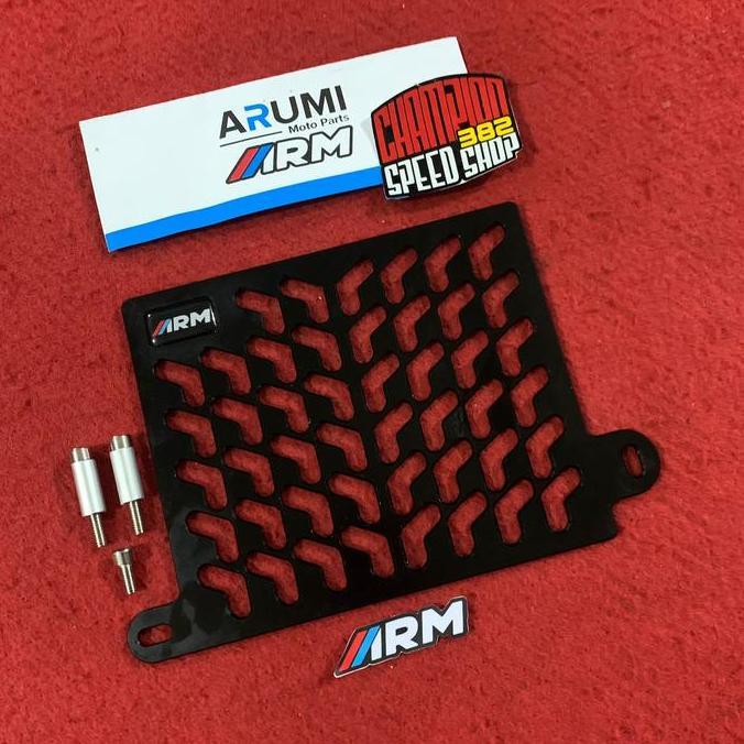Cover Radiator Arumi Arm Pattern Black All New Nmax 2020 2021 2022 Diskon