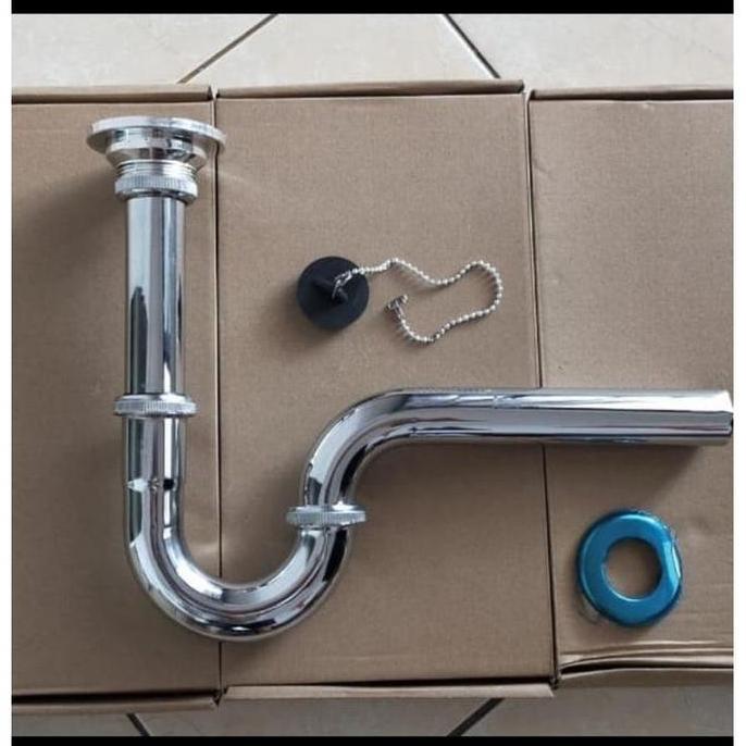 sifon wastafel model toto / sifon angsa rantai Aksesoris
