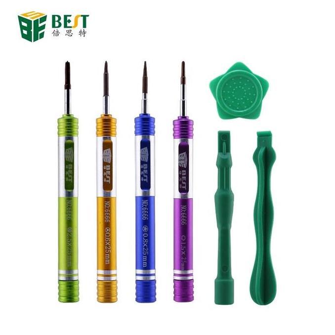BESTOOL Best Tool BST-6666 Obeng Set Y0.6 Tip Tri-points Screwdriver for iPhone7 Plus Watch Screen D