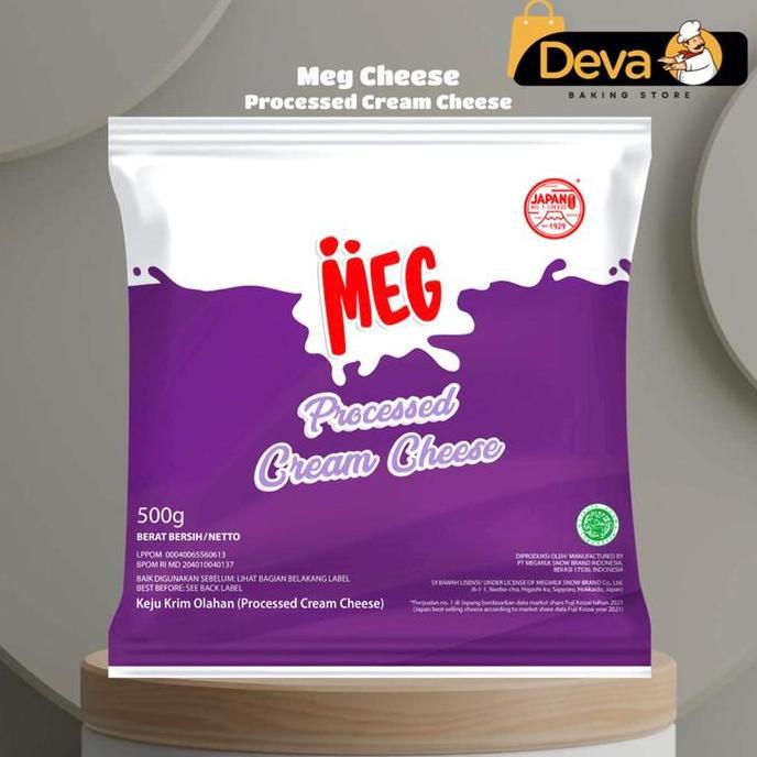 Meg Processed Cream Cheese - Cream Cheese Meg