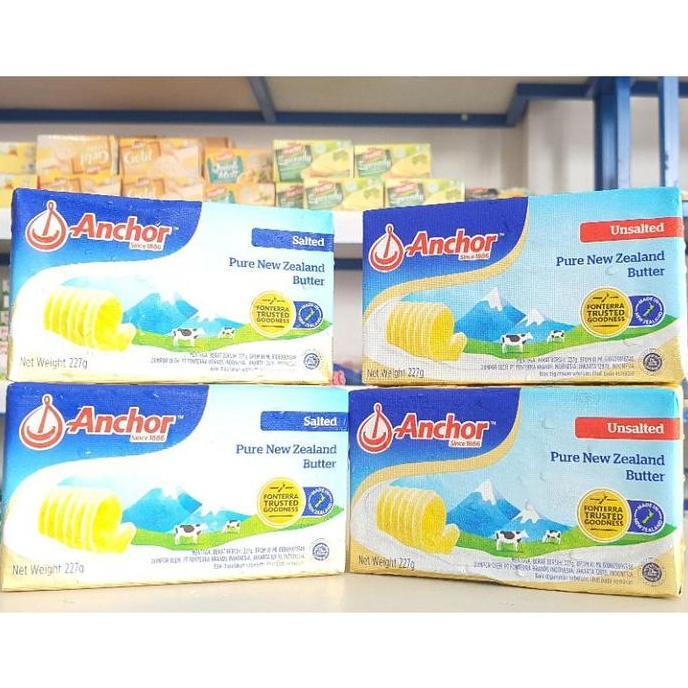 Anchor Salted Butter / Anchor Unsalted Butter 227Gr