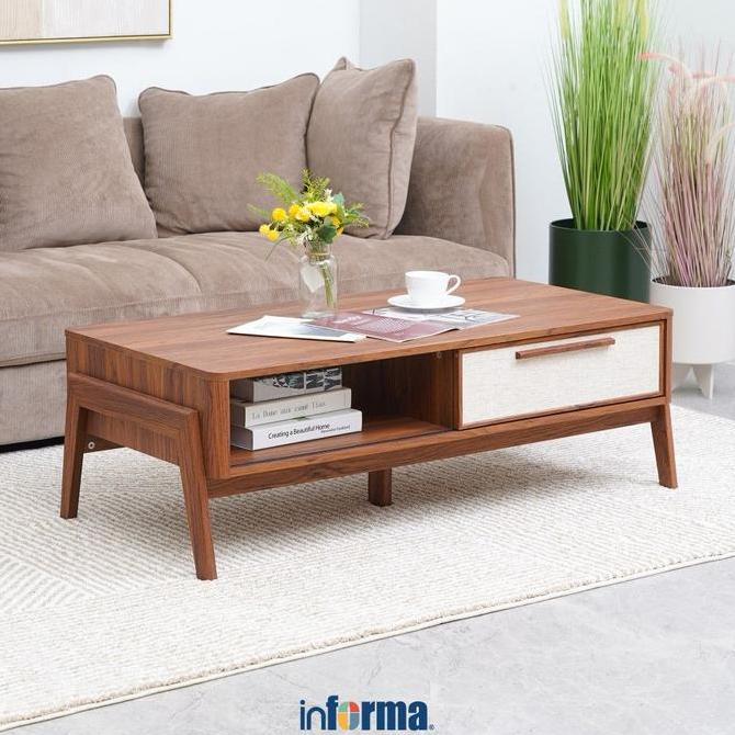 Informa Velton Meja Tamu - Cokelat Meja Ruang Keluarga Meja Ngopi Sofa Baca