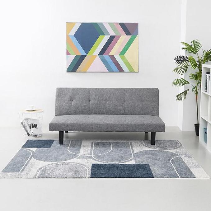 Informa Daphnie Oakland Sofa Bed - Abu-Abu Tua Dipan Tempat Tidur Lantai Kasur Lipat Sofa Ruang Tamu