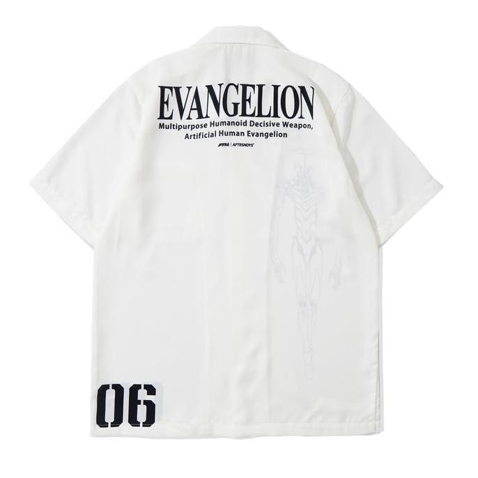 COLLAR SHIRT | UNIT-06 WHITE | EVANGELION X AFTRSNDYS X FTH Best Seller