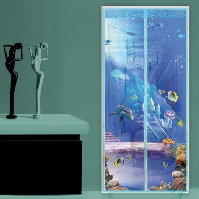 Terjangkau Tirai Magnet Anti Nyamuk- Tirai Pintu Magnet, Tirai Jendela A