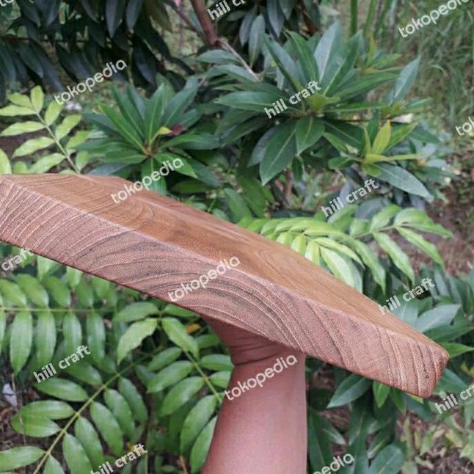 Talenan kayu jati besar dan tebal