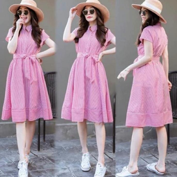 BL162 >> / 1298 MD SALUR MAURA / GL / DREES WANITA KOREA / DRESS / DRES / DRESS REMAJA / DRESS KODAN