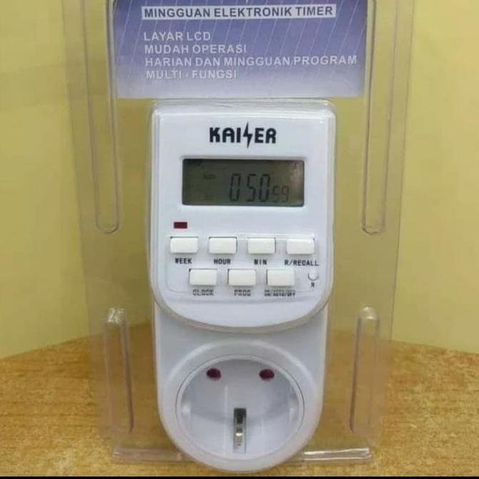 timer digital kaiser stop kontak timer kaiser colokan timer kaiser