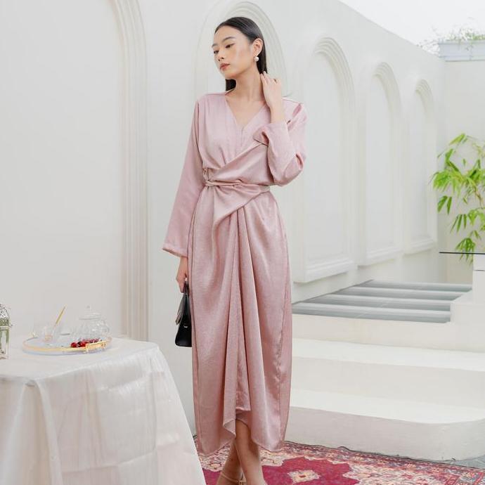 AI40 - Foxquinn - Nada Dress - Dress Kaftan - Dress Wanita