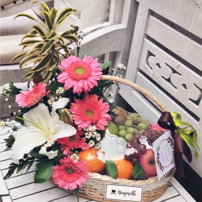 parcel buah murah bandung / hampers/parcel buah dan bunga bandung