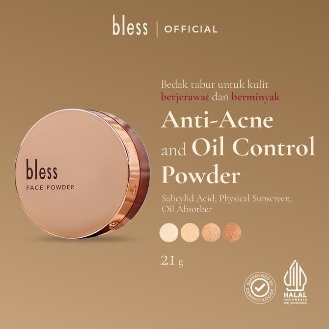 Lansungkirim- Bless Acne Face Powder | Bedak Tabur - Jerawat/Kulit Berminyak