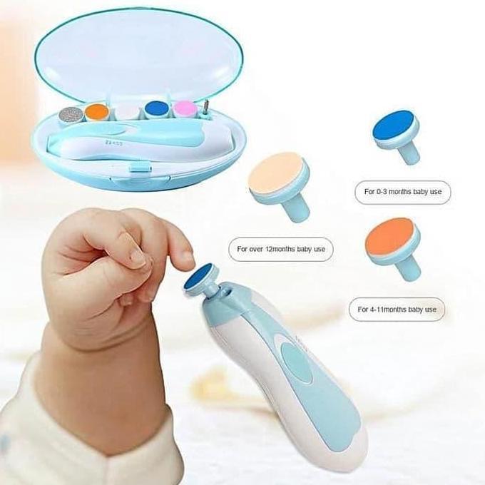 Hot Sale! Baby Set Nail Trimmer Pedicure Elektrik Gunting Kuku Kaki Tangan Bayi