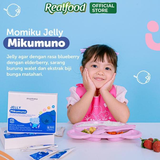 Clearx- Realfood Momiku Jelly Mikumuno | Jelly Dengan Sarang Burung Walet | Vitamin Jelly Peningkat 