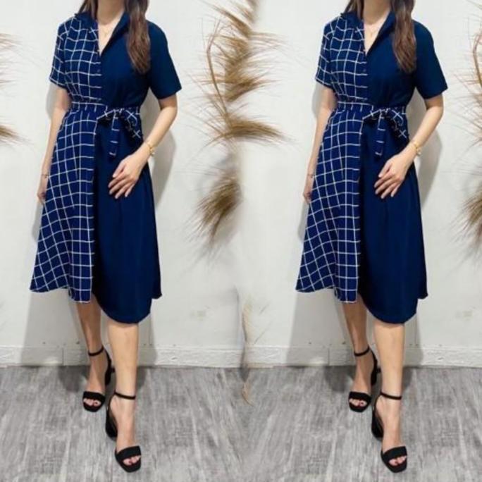 AI211 }} / DERES NAVEL / DRES NAUBI / DRES NOVEL / MS / BAJU PESTA / DRESS WANITA / BAJU DRESS REMAJ