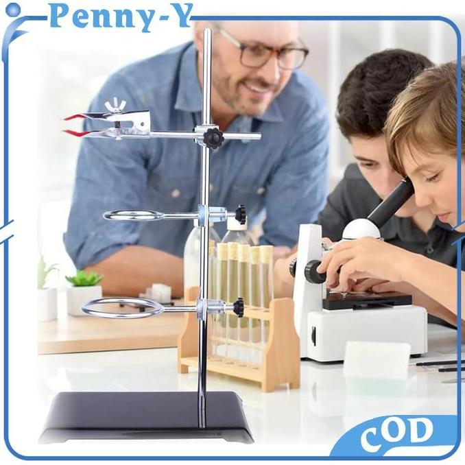 LOLY 1set Tiang Statif Universal Klem Statif Dan Ring Statif Dan Klem