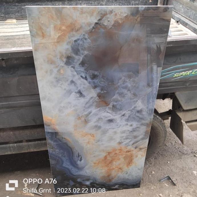 granit 60x120 onyx dark blue motif marmer by valentino gress LA