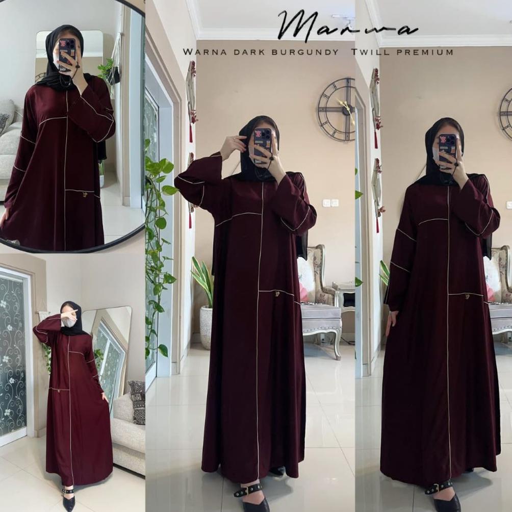NEW DEALS aisyahproduk | Kaftan MARWA by Fairuz - Dress twill premium - Kaftan twill premium