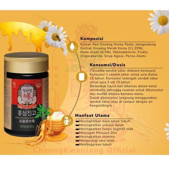 Clearx- Jungkwanjang Korean Red Ginseng Mild Paste 250Gr
