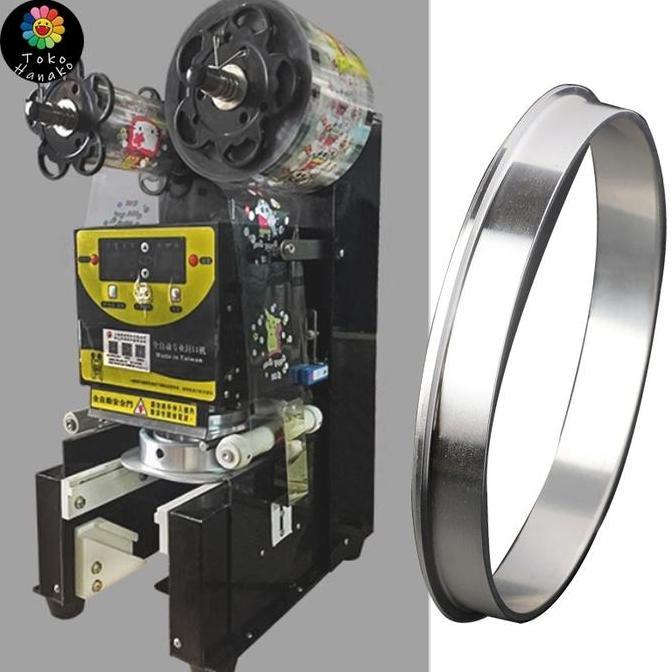 XALARA Manual Ring Cup Sealer Aluminium 90mm Ring Cup Sealer Almunium untuk Bubble Tea Paper Plastic