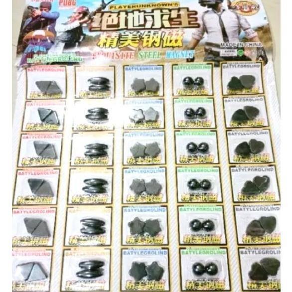 Magnet Mainan Sepasang Magnet Oval Magnet Bulat ( sepasang )